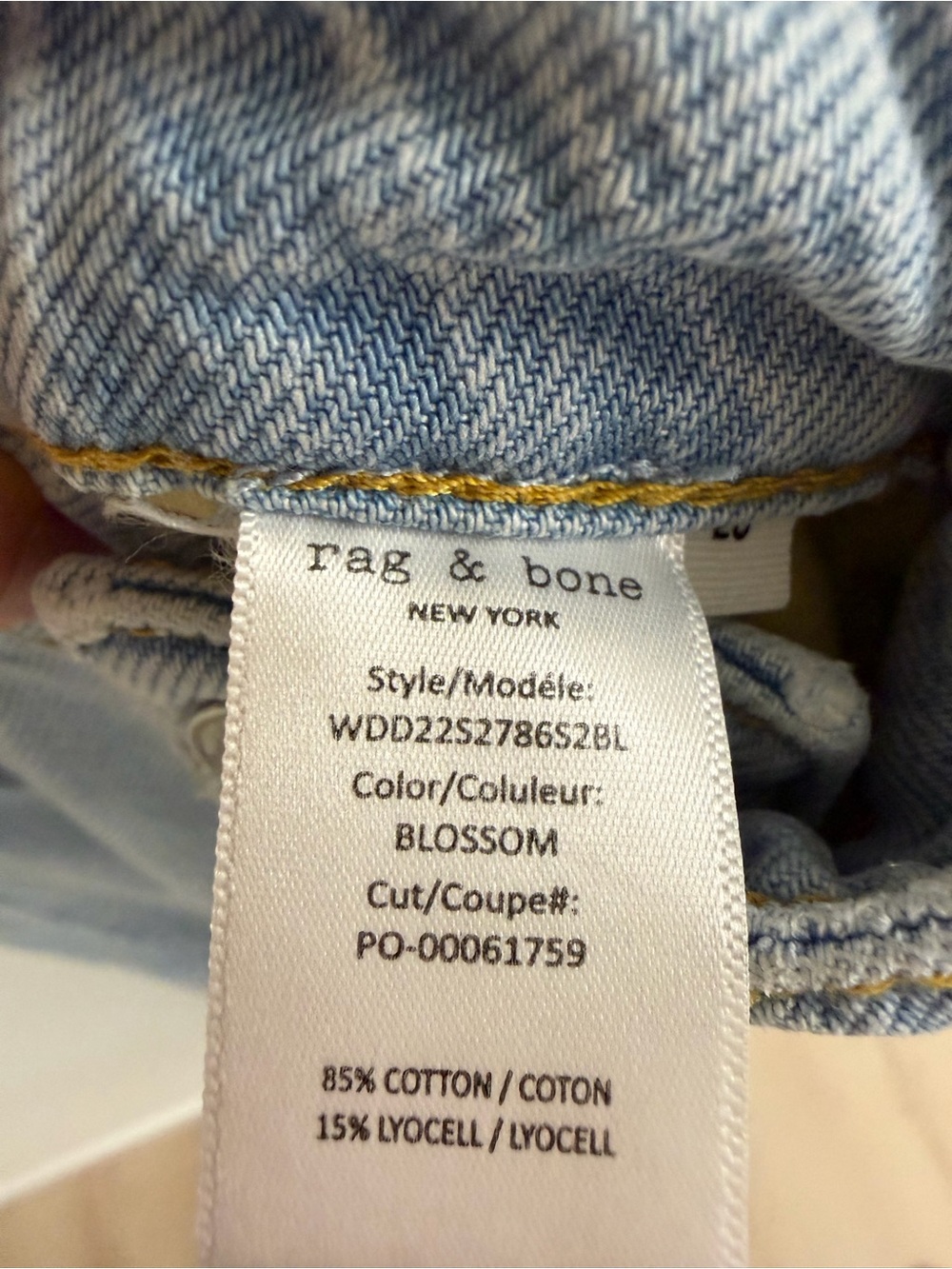 rag & bone Logan Low Rise Wide Leg Jean - Picture 5 of 5